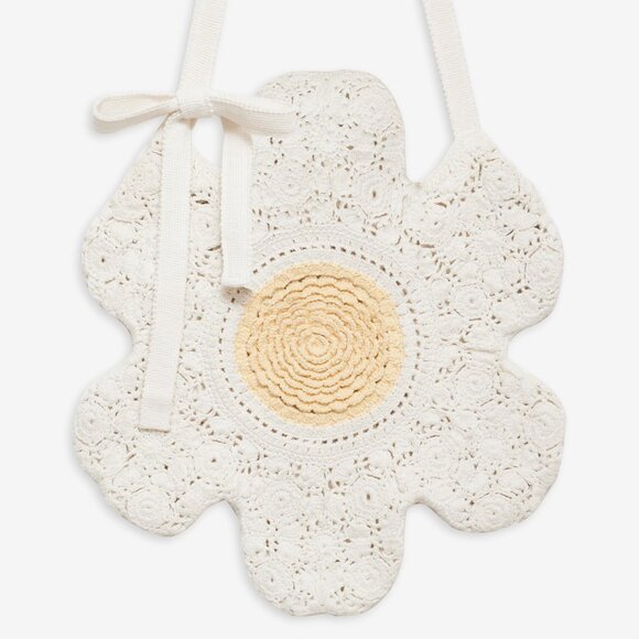 For Love & Lemons Daisy Crochet Bag Size O/SO/S / Yellow - Picture 1 of 2